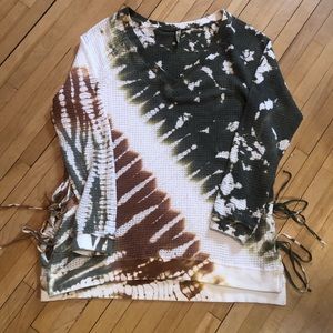 XCVI thermal tie dye tunic